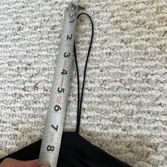 Anne Klein black 100% silk dress - Picture 5 of 11